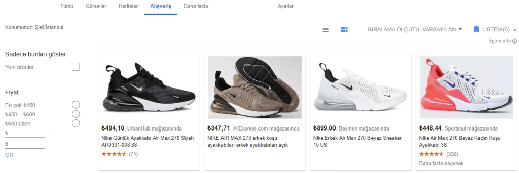 Google Ads Alışveriş Reklamları